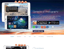 Tablet Screenshot of elementsofphotography.com